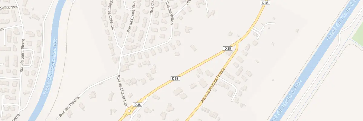 Plan du 9001 Rte de Beaucaire à Saint-Gilles