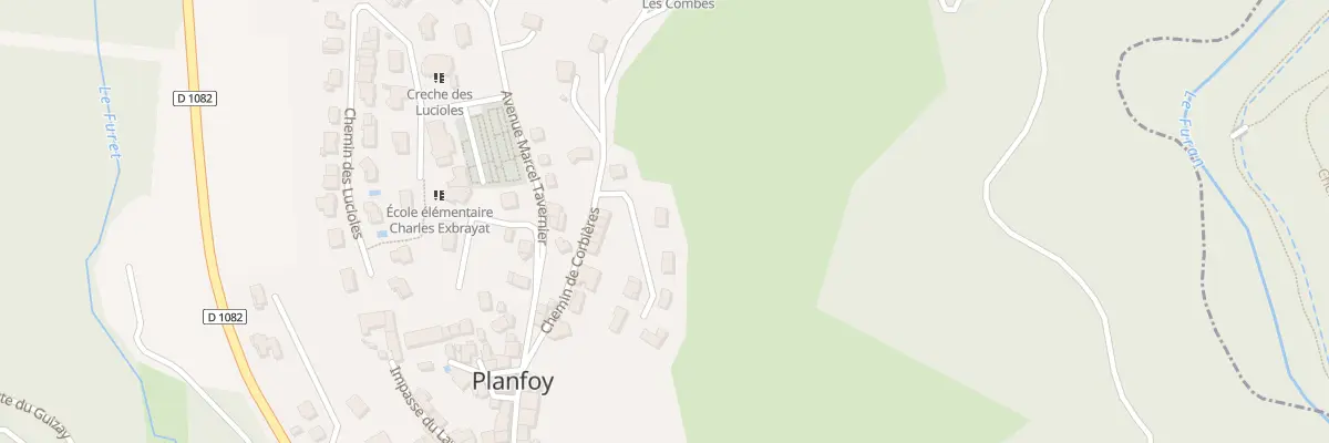 Plan du 68 Lot Petite Vallee à Planfoy
