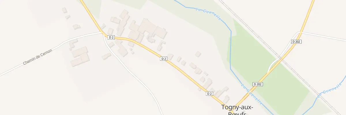 Plan du 68 Rue Principale à Togny-aux-Bœufs