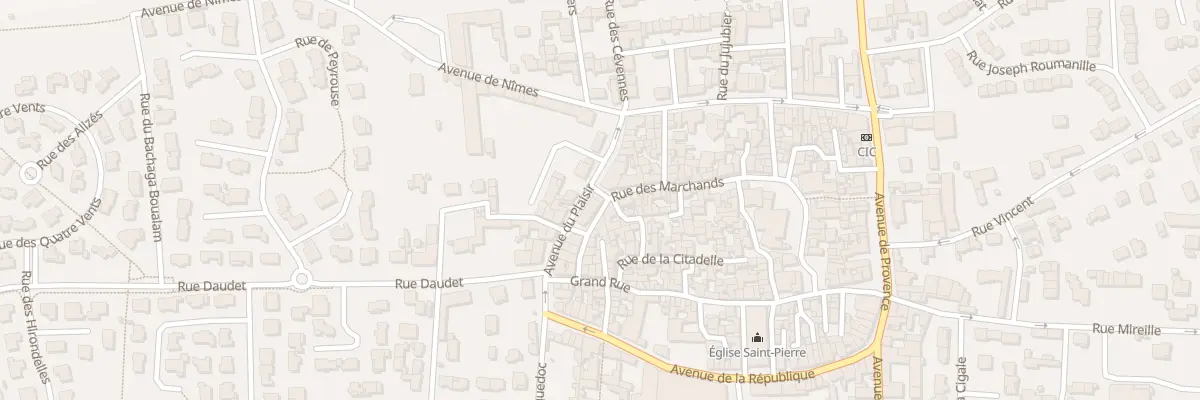 Plan du 2 Rue des Marchands à Marguerittes