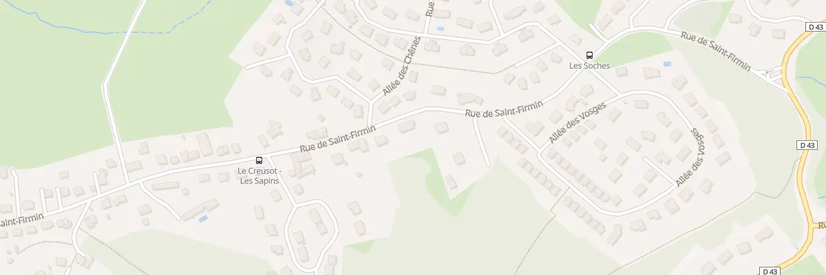 Plan du 70 Rue de Saint-firmin au Creusot