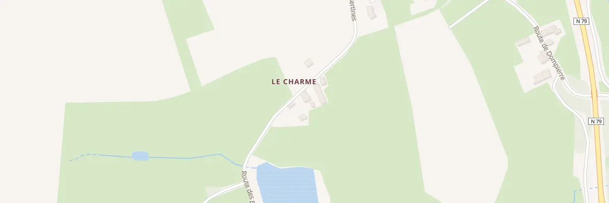 Plan du 421 Rte des Essertines à Verosvres