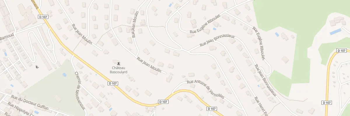 Plan du 62 Rue JEAN MOULIN à Tarare