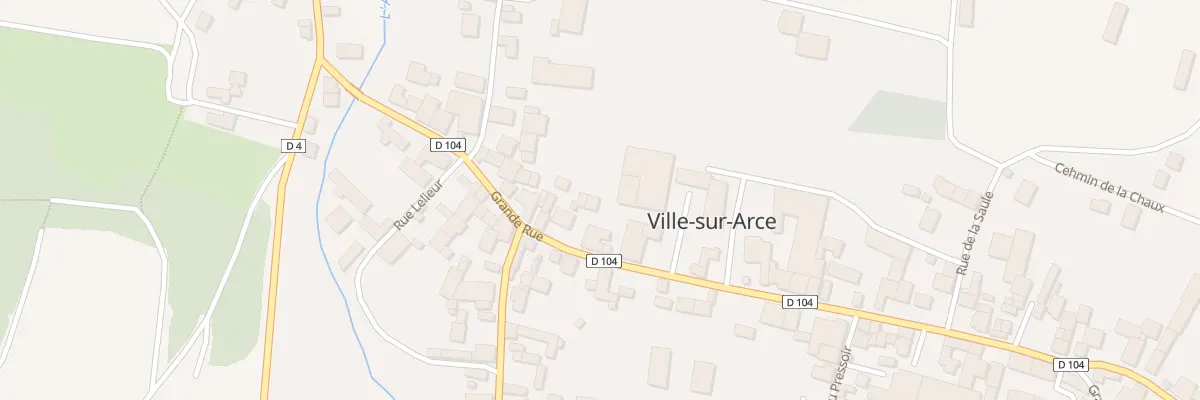 Plan du 36 Gr Grande Rue à Ville-sur-Arce