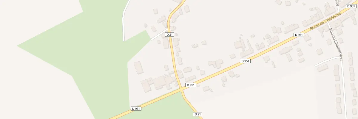 Plan du 2B Rue de la Louvière à Novy-Chevrières