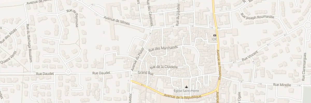 Plan du 6 Rue des Marchands à Marguerittes