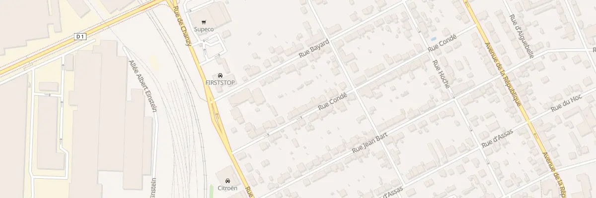 Plan du 19 Rue Condé au Creusot