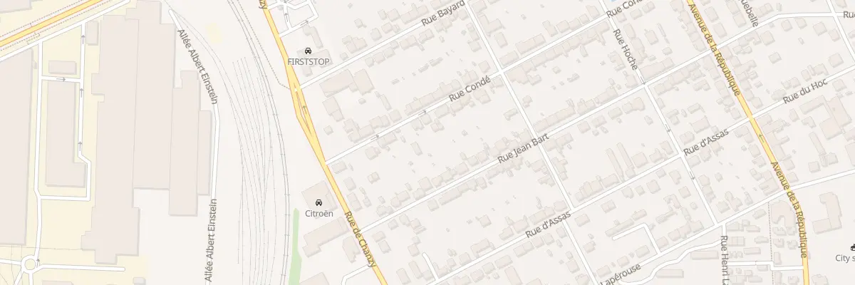 Plan du 14 Rue Condé au Creusot