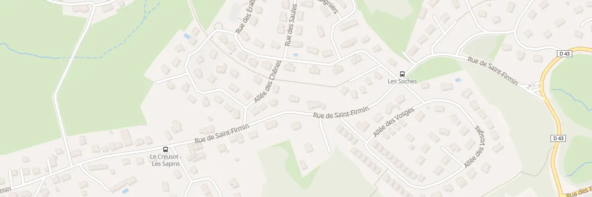 Plan du 67 Rue de Saint-firmin au Creusot