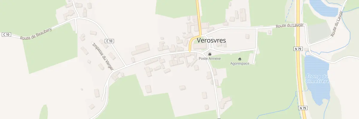 Plan du 5024 Le Bourg à Verosvres