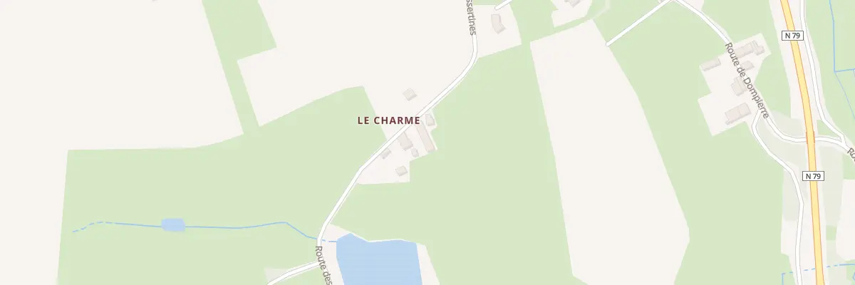 Plan du 5217 Le Charme à Verosvres
