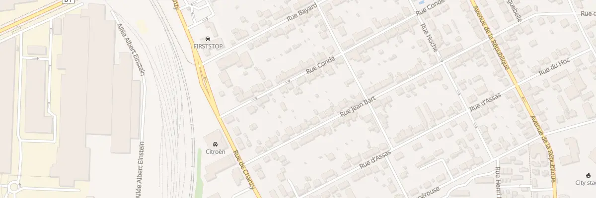 Plan du 16 Rue Condé au Creusot