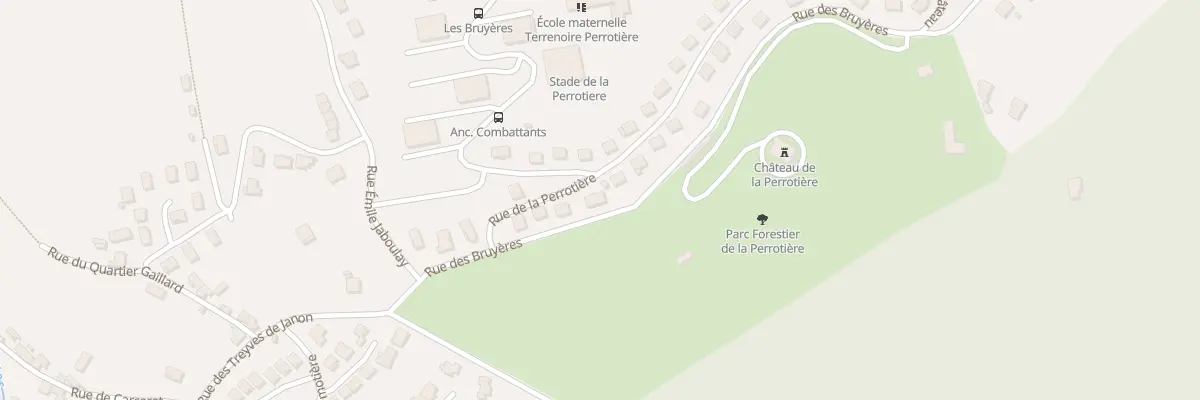Plan du 29 Rue de la Perrotière à Saint-Étienne