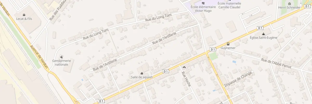 Plan du 27 Rue de l’Artillerie au Creusot