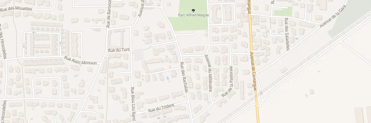 Plan du 8 Rue de l’Occitanie à Marguerittes