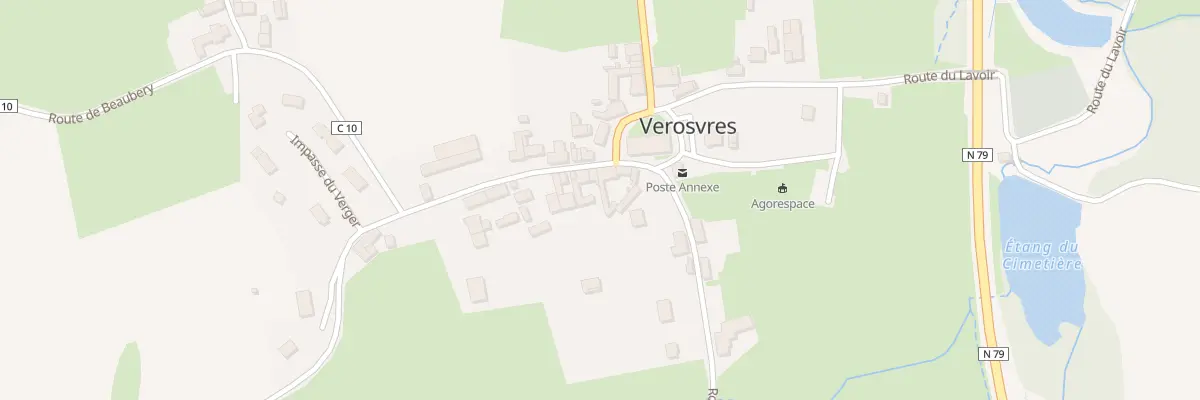 Plan du 15 Rte de Beaubery à Verosvres