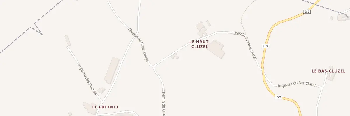 Plan du 70 Che du Haut Cluzel à Grammond