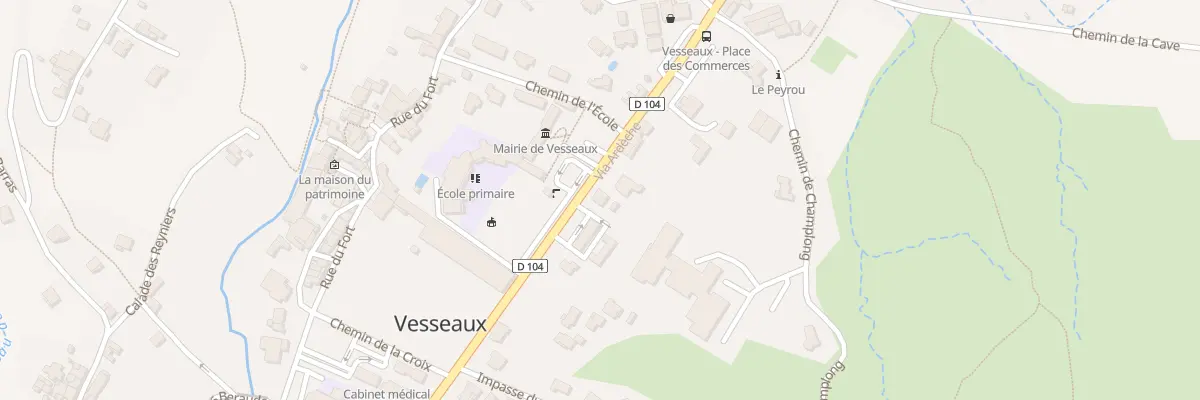 Plan du 5258 Champ Long à Vesseaux
