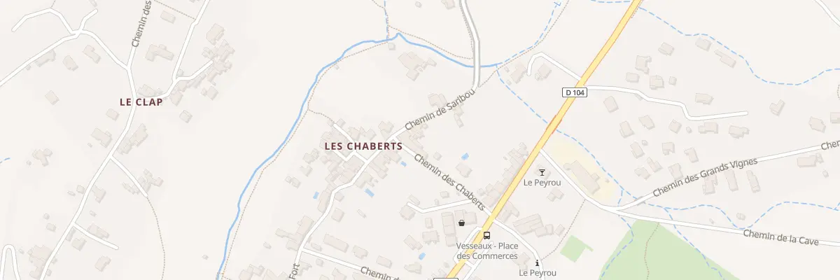 Plan du 5206 Le Peyrou à Vesseaux