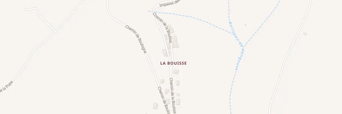 Plan du 5459 La Bouisse à Vaudevant