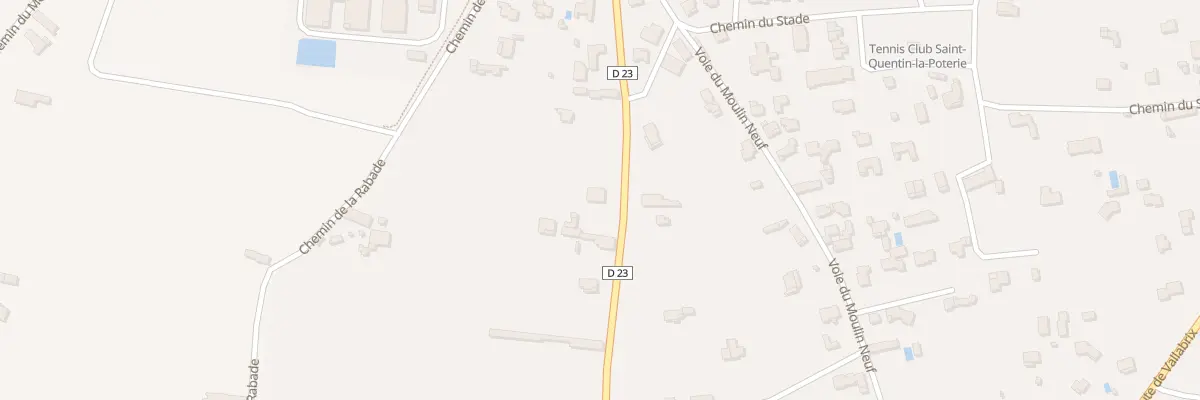 Plan du 5428 Rte d’Uzès à Saint-Quentin-la-Poterie