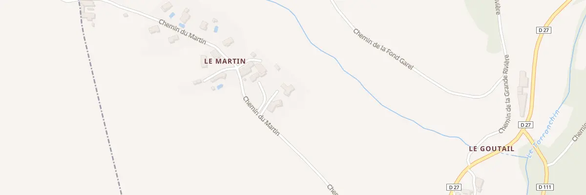 Plan du 5544 Le Martin à Saint-Forgeux