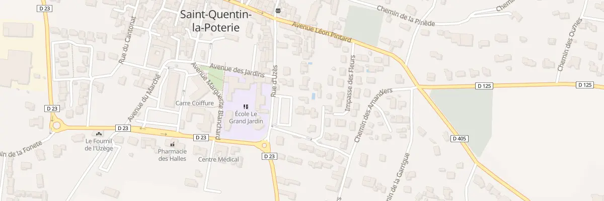 Plan du 6 Av Léon Pintard à Saint-Quentin-la-Poterie