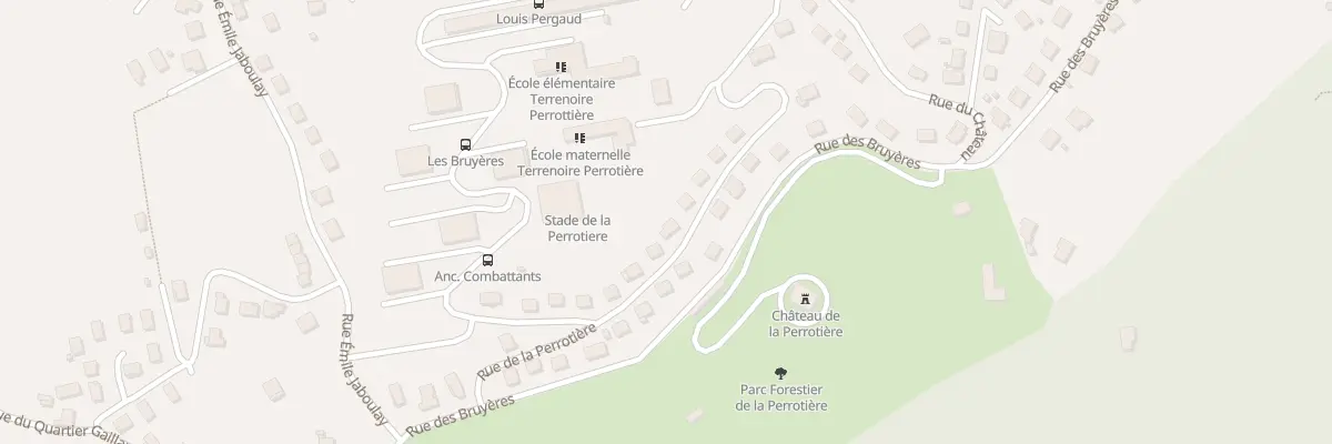 Plan du 20 Rue de la Perrotière à Saint-Étienne