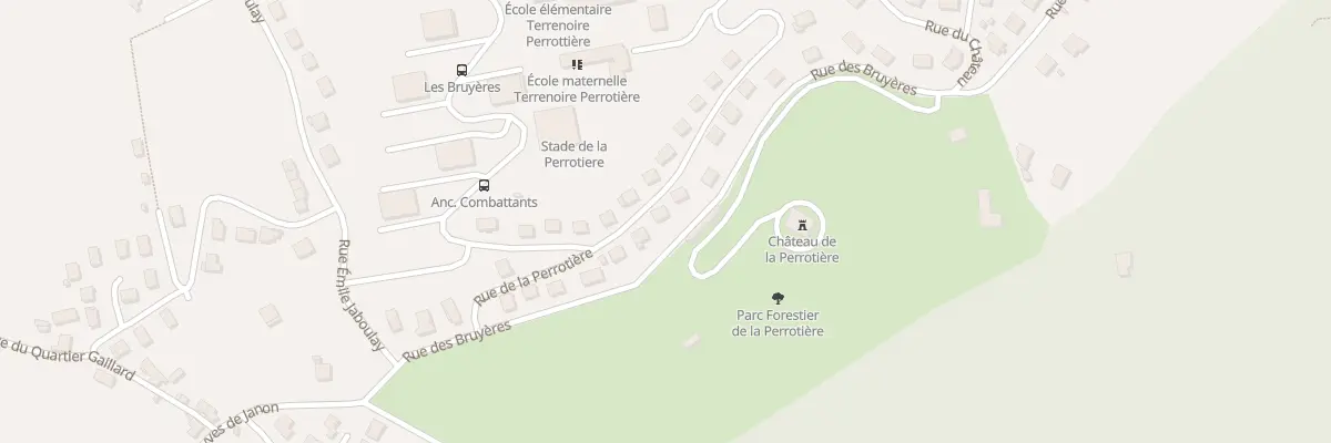 Plan du 23 Rue de la Perrotière à Saint-Étienne