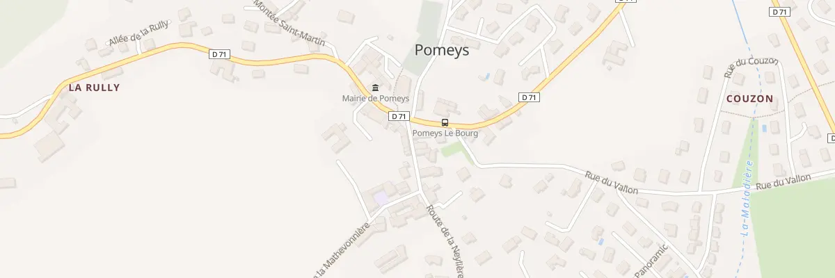 Plan du 413 Rue du Tilleul à Pomeys