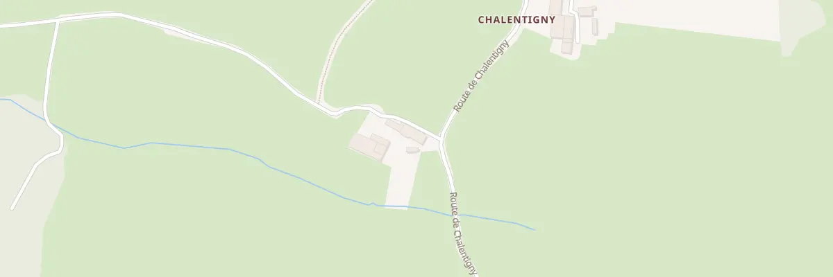 Plan du 606 Rte de Chalentigny à Suin