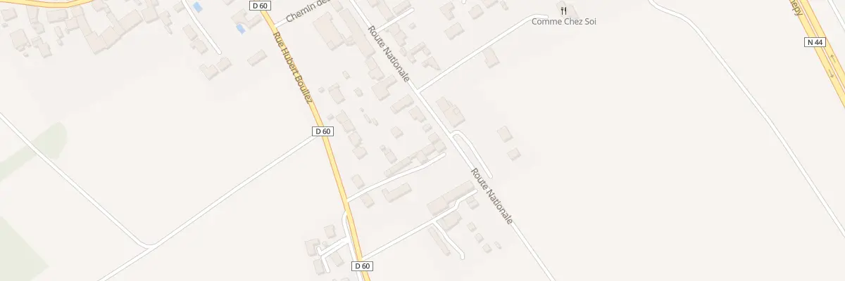 Plan du 28 Rte Nationale à Chepy