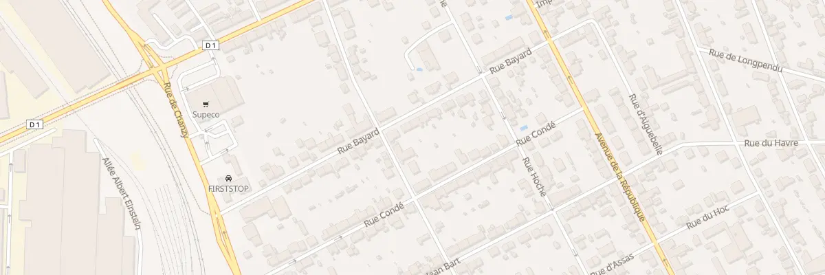 Plan du 34 Rue Bayard au Creusot