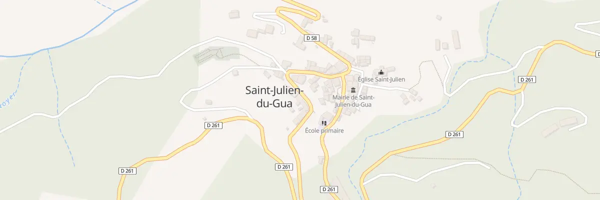 Plan du 5070 Le Village à Saint-Julien-du-Gua