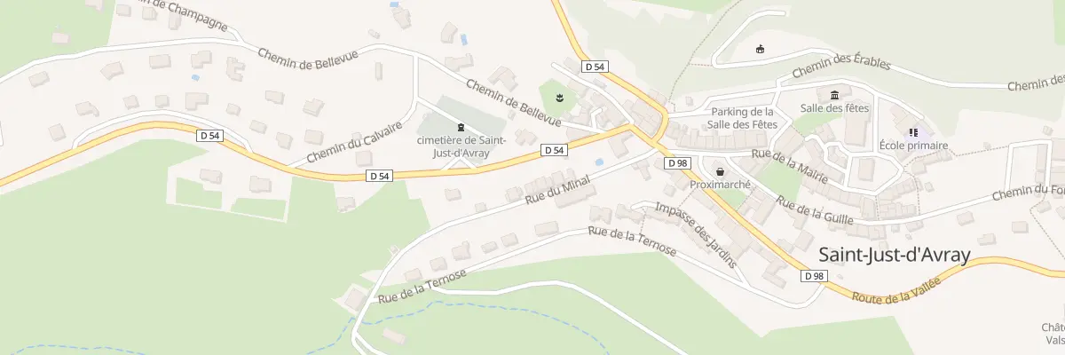 Plan du 120 Rue du Minal à Saint-Just-d’Avray