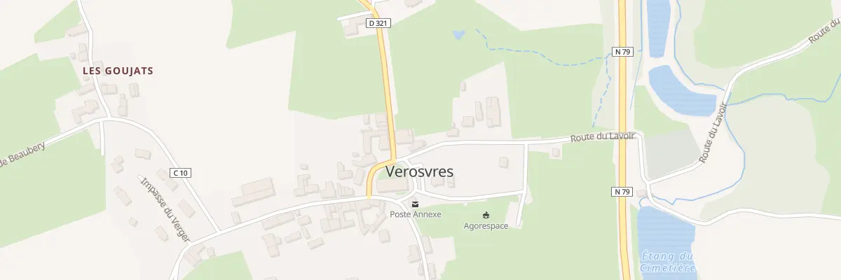 Plan du 20 Rte des Écoliers à Verosvres