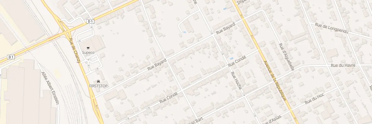 Plan du 36 Rue Bayard au Creusot