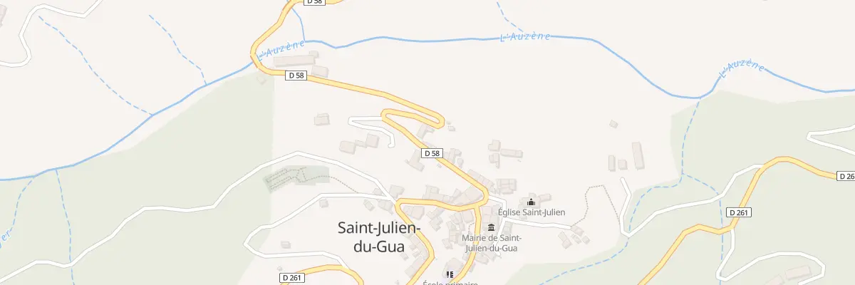 Plan du 5008 Le Village à Saint-Julien-du-Gua