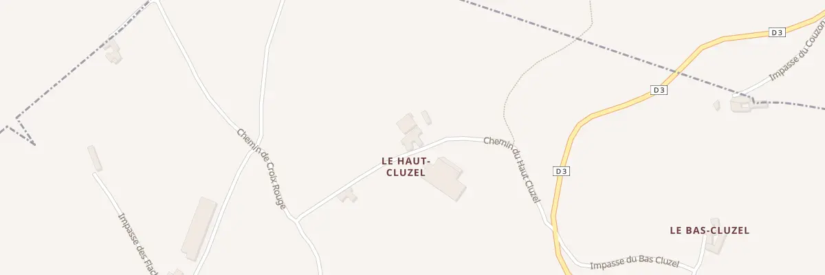 Plan du 173 Che du Haut Cluzel à Grammond