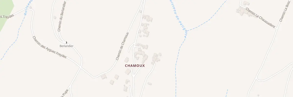 Plan du 252 Hameau de Chamoux à Vesseaux