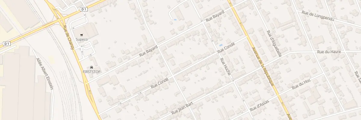 Plan du 37 Rue Condé au Creusot