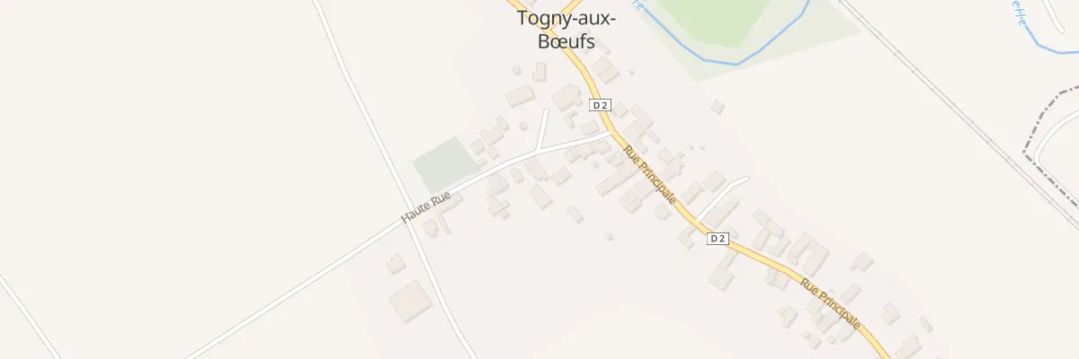 Plan du 9 Rue Haute Rue à Togny-aux-Bœufs