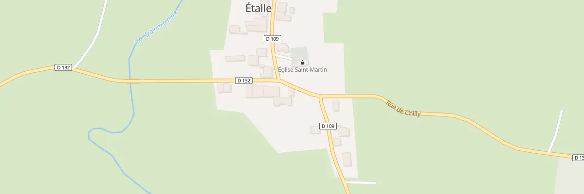 Plan du 1 Rue des Marais à Étalle