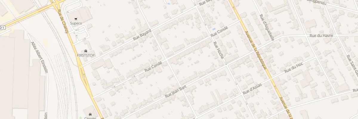 Plan du 30 Rue Condé au Creusot
