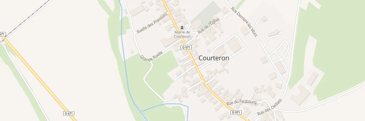 Plan du 1 Rle Normant à Courteron
