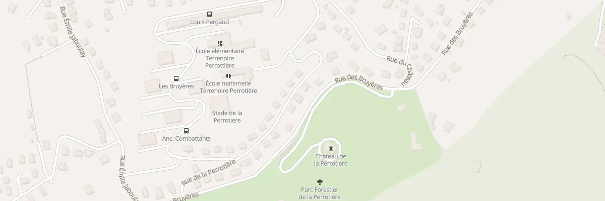 Plan du 15 Rue de la Perrotière à Saint-Étienne