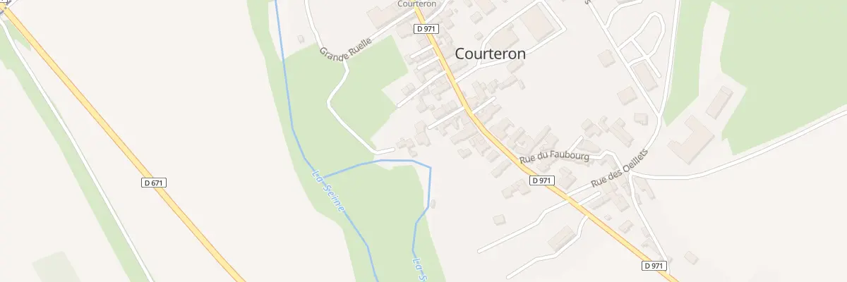 Plan du 6B Rle du Moulin à Courteron