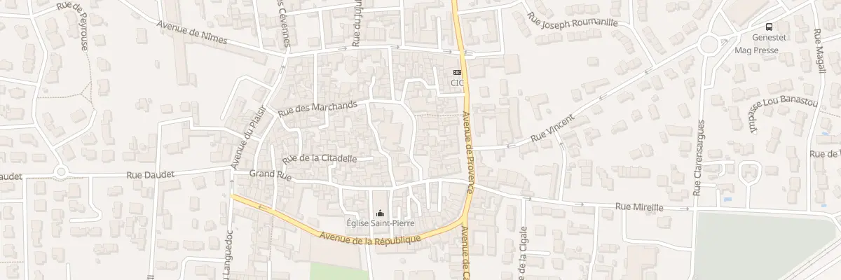 Plan du 6 Rue Gustave de Chanaleilles à Marguerittes