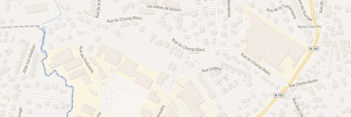 Plan du 2 Rue Ampère à Sorbiers