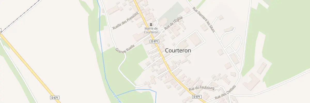 Plan du 9001 Rle Friquet à Courteron